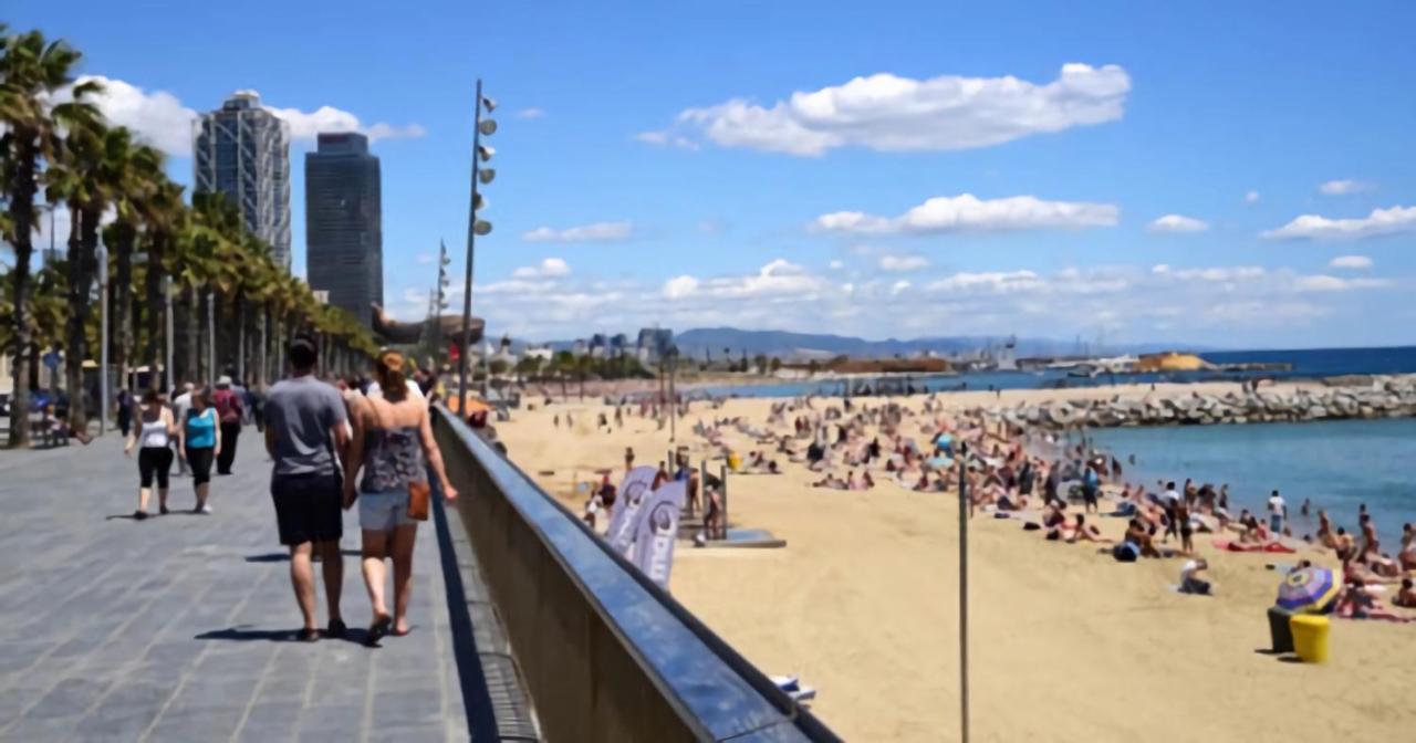 Barceloneta Eco-Friendly Studio -Private Bathroom- Экстерьер фото